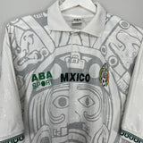 Shop 1996/98 MEXICO AWAY SHIRT (XL) ABA SPORT, classic football shirts, vintage football shirts & retro soccer jerseys at Cult Kits