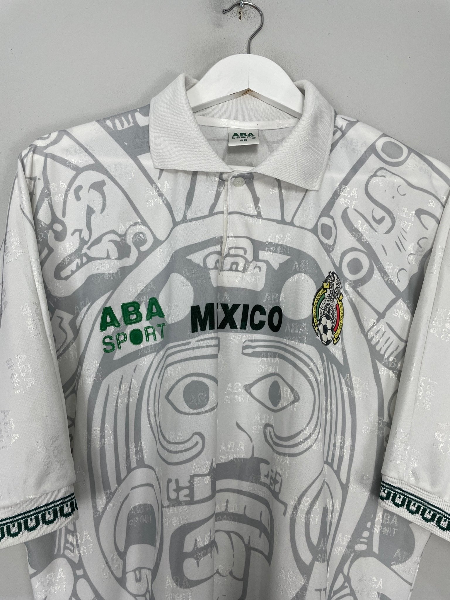 Shop 1996/98 MEXICO AWAY SHIRT (XL) ABA SPORT, classic football shirts, vintage football shirts & retro soccer jerseys at Cult Kits