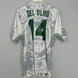 Shop 1996/98 MEXICO DEL OLMO #14 AWAY SHIRT (M) ABA SPORT, classic football shirts, vintage football shirts & retro soccer jerseys at Cult Kits
