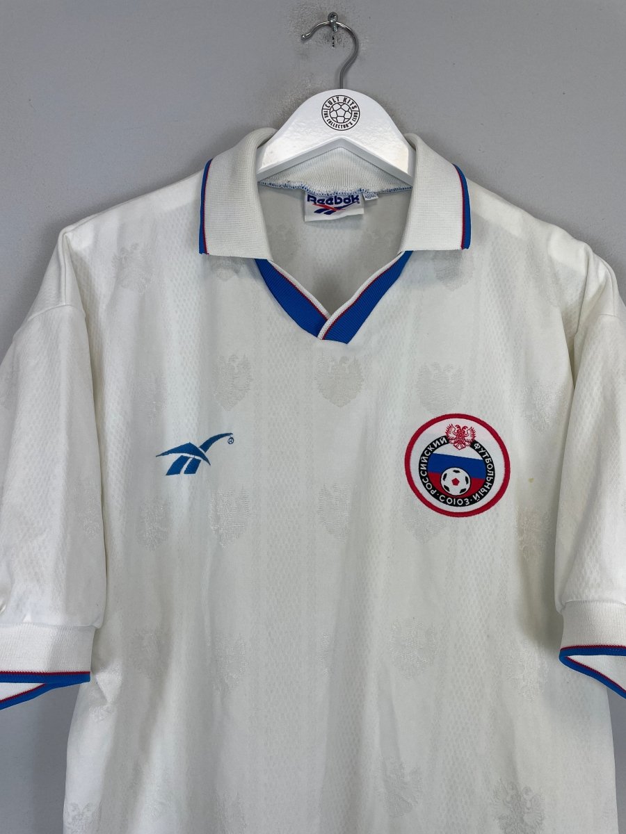 1996/98 RUSSIA HOME SHIRT (L) REEBOK - Cult Kits - Large - Buy Vintage Football Shirts, Authentic Retro Football Shirts For Sale, Classic Football Shirts & Soccer Jersey