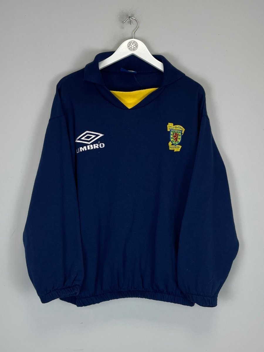 1996/98 SCOTLAND DRILL TOP (L) UMBRO - Cult Kits - Large - Buy Vintage Football Shirts, Authentic Retro Football Shirts For Sale, Classic Football Shirts & Soccer Jersey