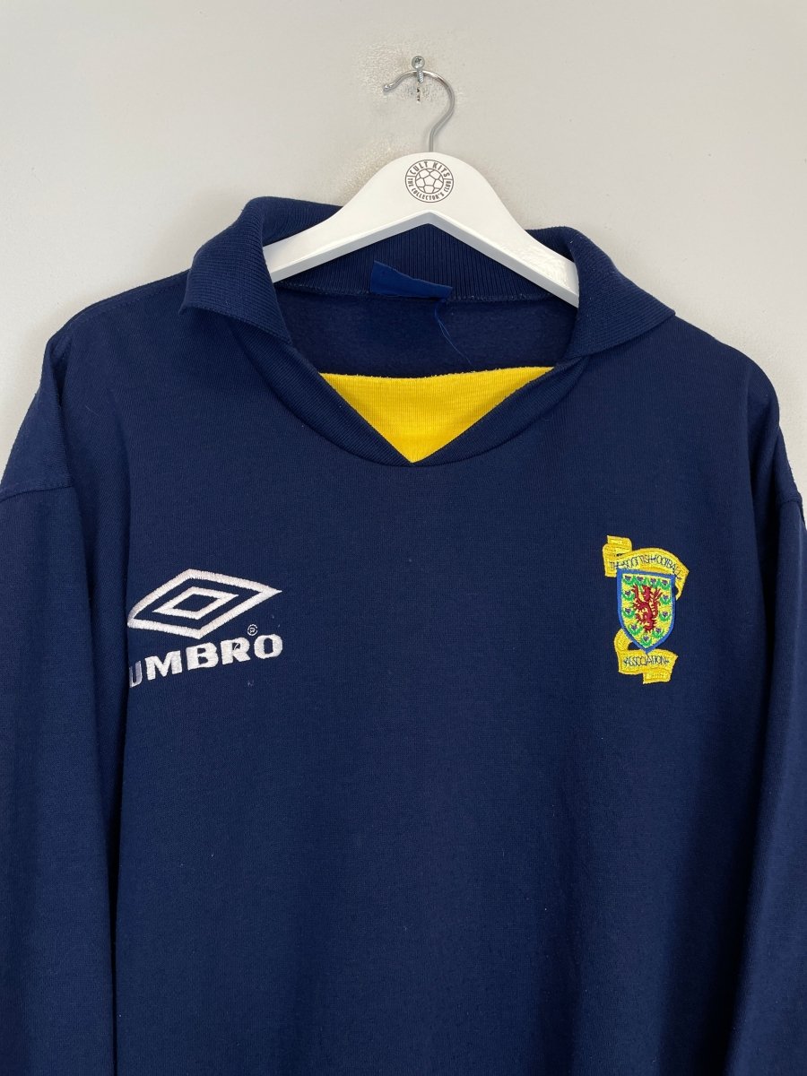 1996/98 SCOTLAND DRILL TOP (L) UMBRO - Cult Kits - Large - Buy Vintage Football Shirts, Authentic Retro Football Shirts For Sale, Classic Football Shirts & Soccer Jersey