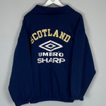 1996/98 SCOTLAND DRILL TOP (L) UMBRO - Cult Kits - Large - Buy Vintage Football Shirts, Authentic Retro Football Shirts For Sale, Classic Football Shirts & Soccer Jersey