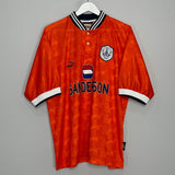 Shop 1996/98 SHEFFIELD WEDNESDAY AWAY SHIRT (XL) PUMA, classic football shirts, vintage football shirts & retro soccer jerseys at Cult Kits