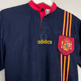 Shop 1996/98 SPAIN AWAY SHIRT (S) ADIDAS, classic football shirts, vintage football shirts & retro soccer jerseys at Cult Kits