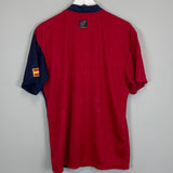 Shop 1996/98 SPAIN HOME SHIRT (L) ADIDAS, classic football shirts, vintage football shirts & retro soccer jerseys at Cult Kits