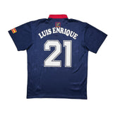 Buy 1996/98 Spain Luis Enrique 21 Away Shirt (L) Adidas ~ Free worldwide shipping ~ Authentic Vintage Football Shirts from Cult Kits