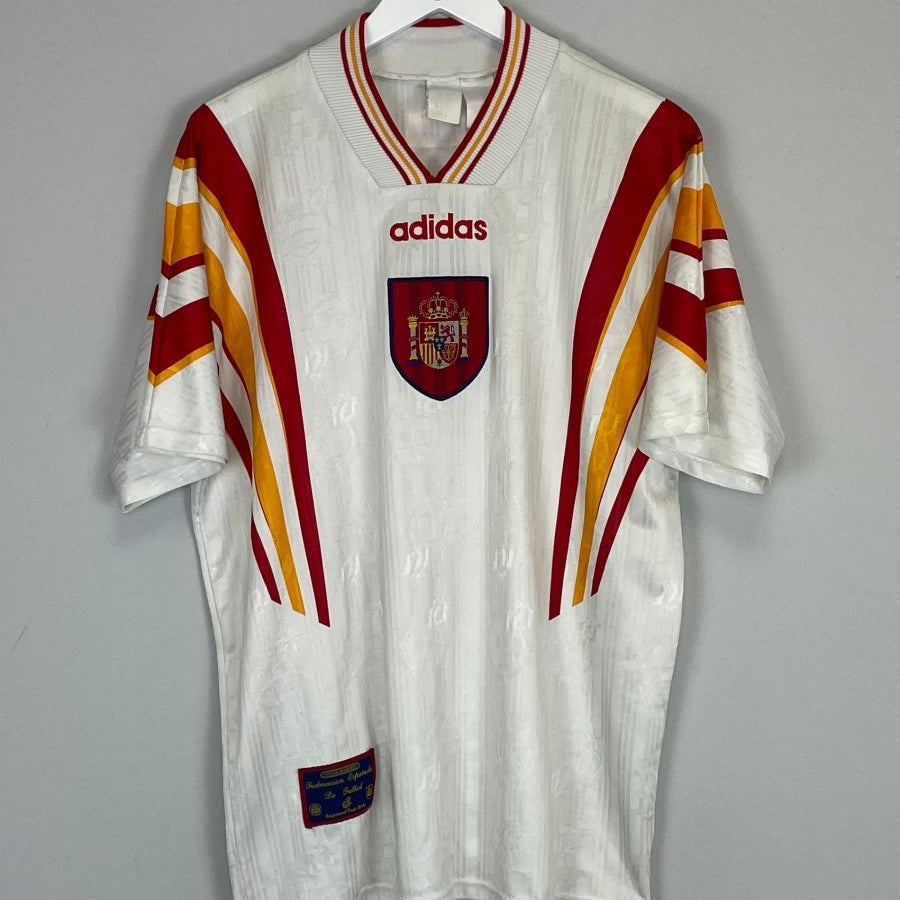 1996/98 SPAIN THIRD SHIRT (L) ADIDAS - Cult Kits - Large - Buy Vintage Football Shirts, Authentic Retro Football Shirts For Sale, Classic Football Shirts & Soccer Jersey