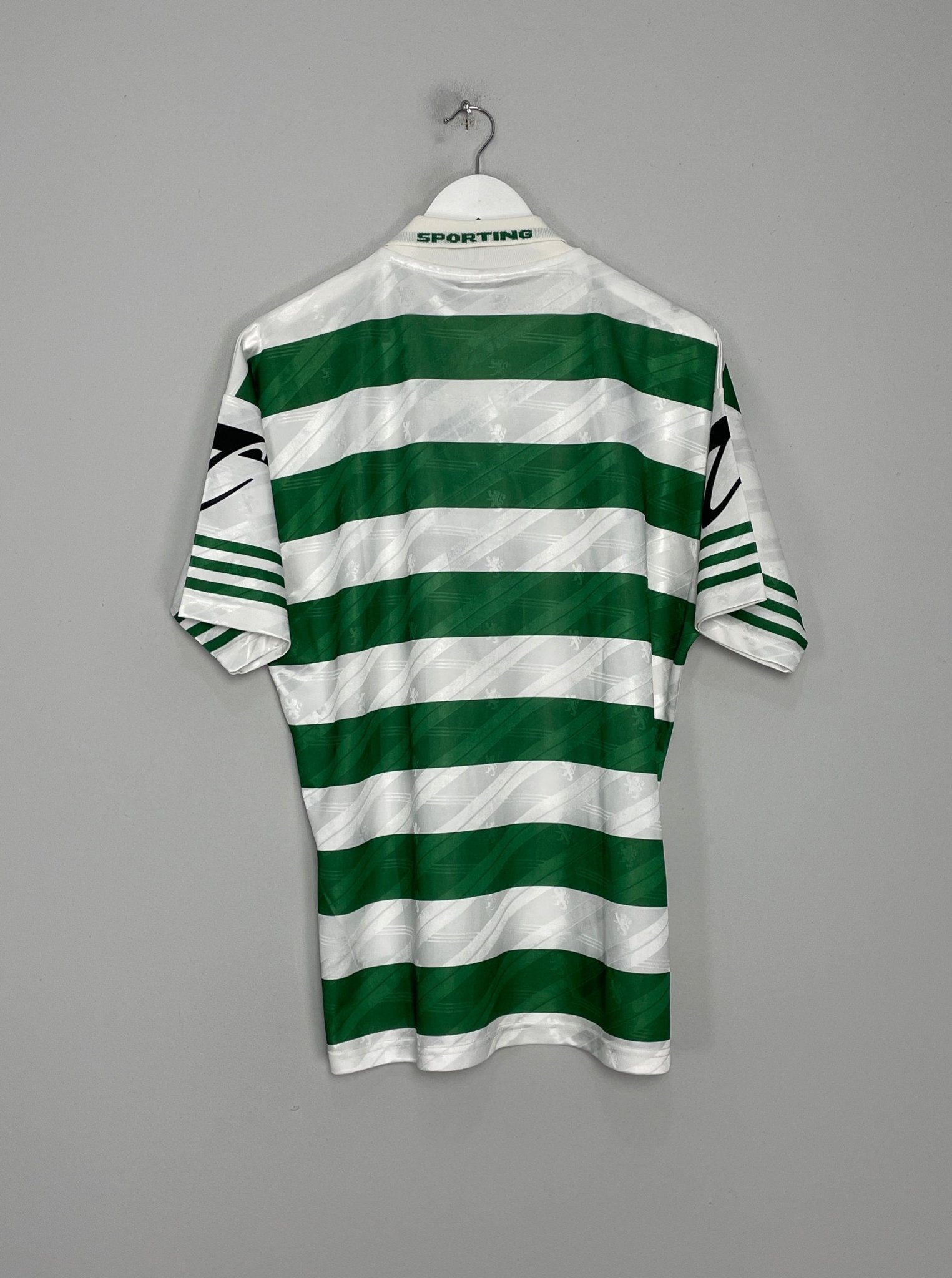 Shop 1996/98 SPORTING LISBON HOME SHIRT (M) ADIDAS, classic football shirts, vintage football shirts & retro soccer jerseys at Cult Kits