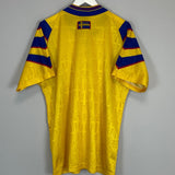Shop 1996/98 SWEDEN HOME SHIRT (L) ADIDAS, classic football shirts, vintage football shirts & retro soccer jerseys at Cult Kits
