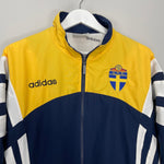 Shop 1996/98 SWEDEN TRACK JACKET (M) ADIDAS, classic football shirts, vintage football shirts & retro soccer jerseys at Cult Kits