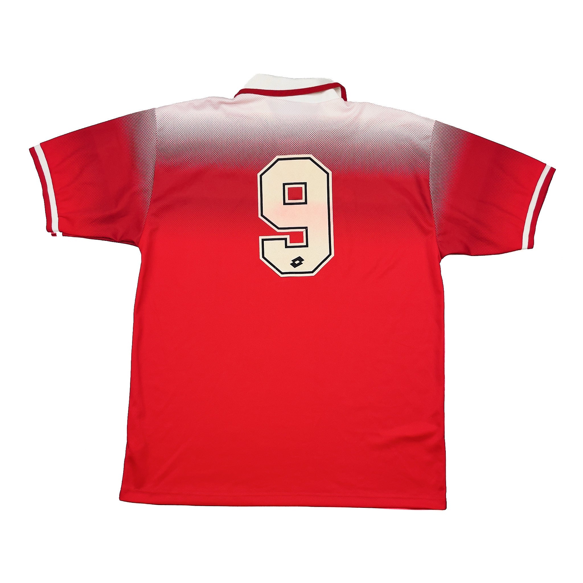 Buy 1996/98 Switzerland 9 *Match Issue* Home Shirt (XL) Lotto ~ Free worldwide shipping available ~ Authentic Vintage Football Shirts from Cult Kits