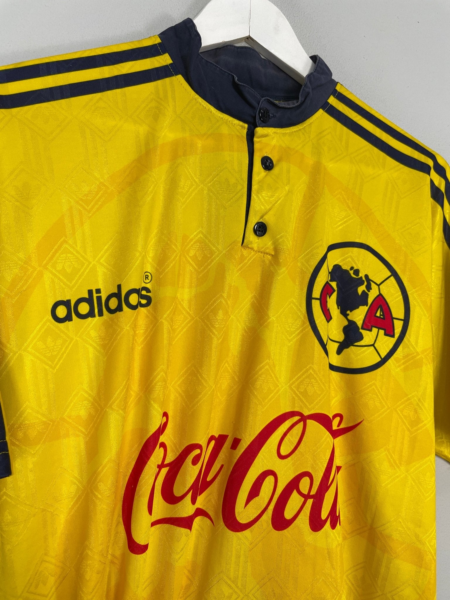 Shop 1996/99 CLUB AMERICA HOME SHIRT (L) ADIDAS, classic football shirts, vintage football shirts & retro soccer jerseys at Cult Kits