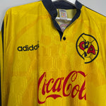Shop 1996/99 CLUB AMERICA L/S HOME SHIRT (XL) ADIDAS, classic football shirts, vintage football shirts & retro soccer jerseys at Cult Kits