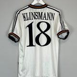 1996/98 GERMANY KLINSMANN #18 HOME SHIRT (L) ADIDAS