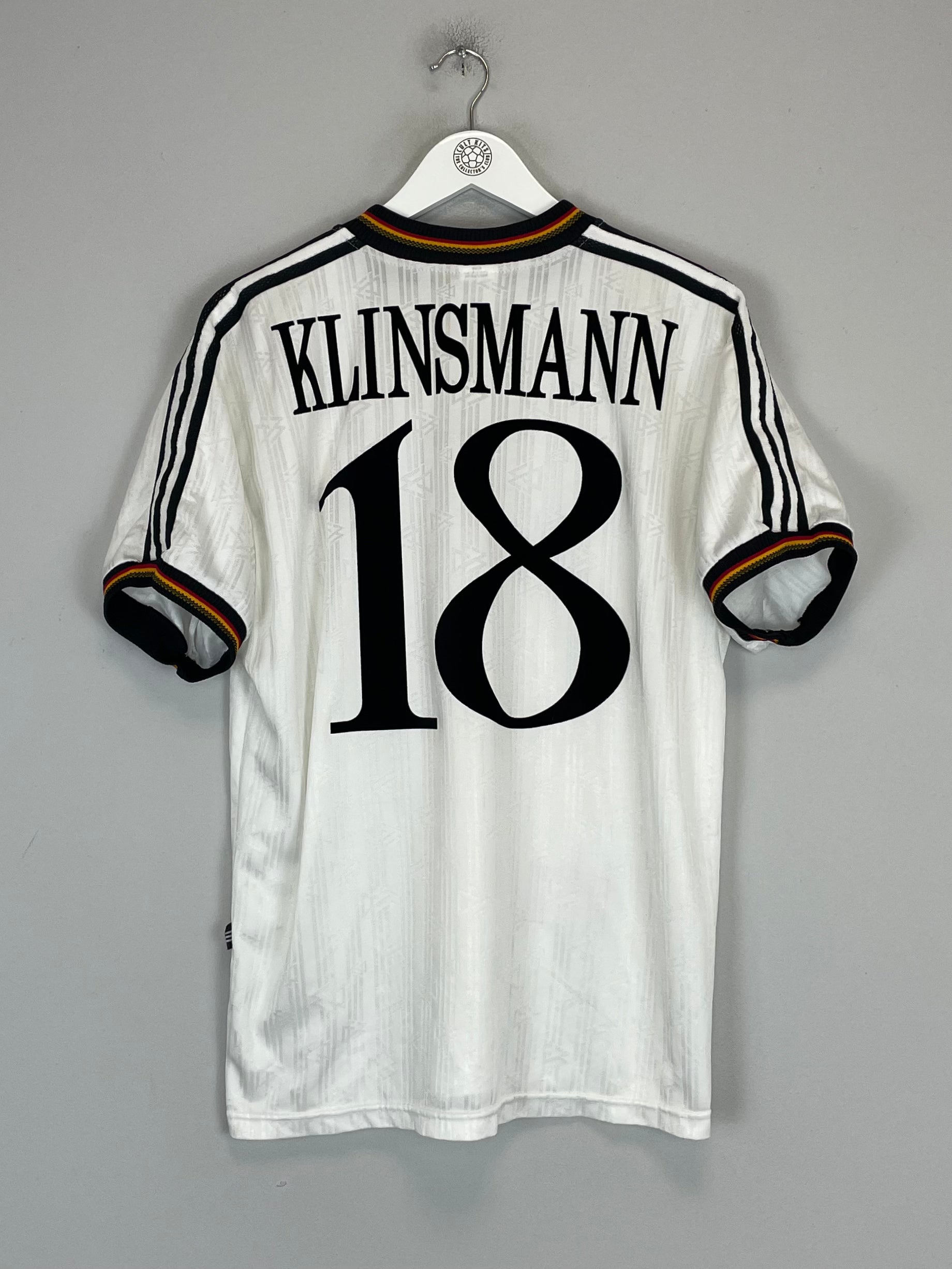 1996/98 GERMANY KLINSMANN #18 HOME SHIRT (L) ADIDAS