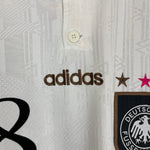 1996/98 GERMANY KLINSMANN #18 HOME SHIRT (L) ADIDAS FRONT COLLAR BUTTONS DEUTSCHLAND 