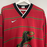 Shop 1997 DALLAS BURN ALVAREZ #14 L/S HOME SHIRT (XL) NIKE, classic football shirts, vintage football shirts & retro soccer jerseys at Cult Kits