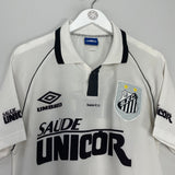 Shop 1997 SANTOS HOME SHIRT (M) UMBRO, classic football shirts, vintage football shirts & retro soccer jerseys at Cult Kits