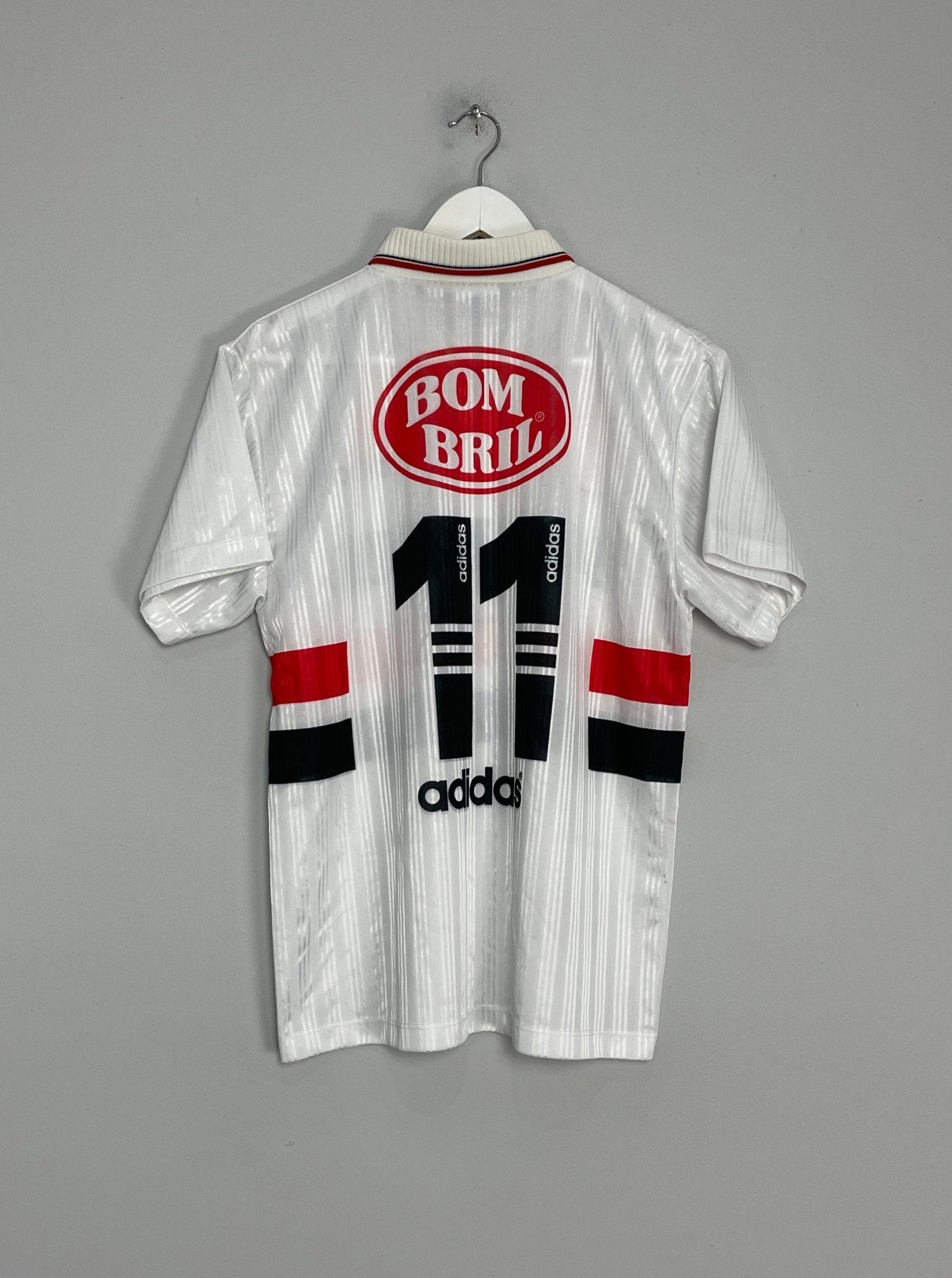 Shop 1997 SAO PAULO #11 HOME SHIRT (S) ADIDAS, classic football shirts, vintage football shirts & retro soccer jerseys at Cult Kits