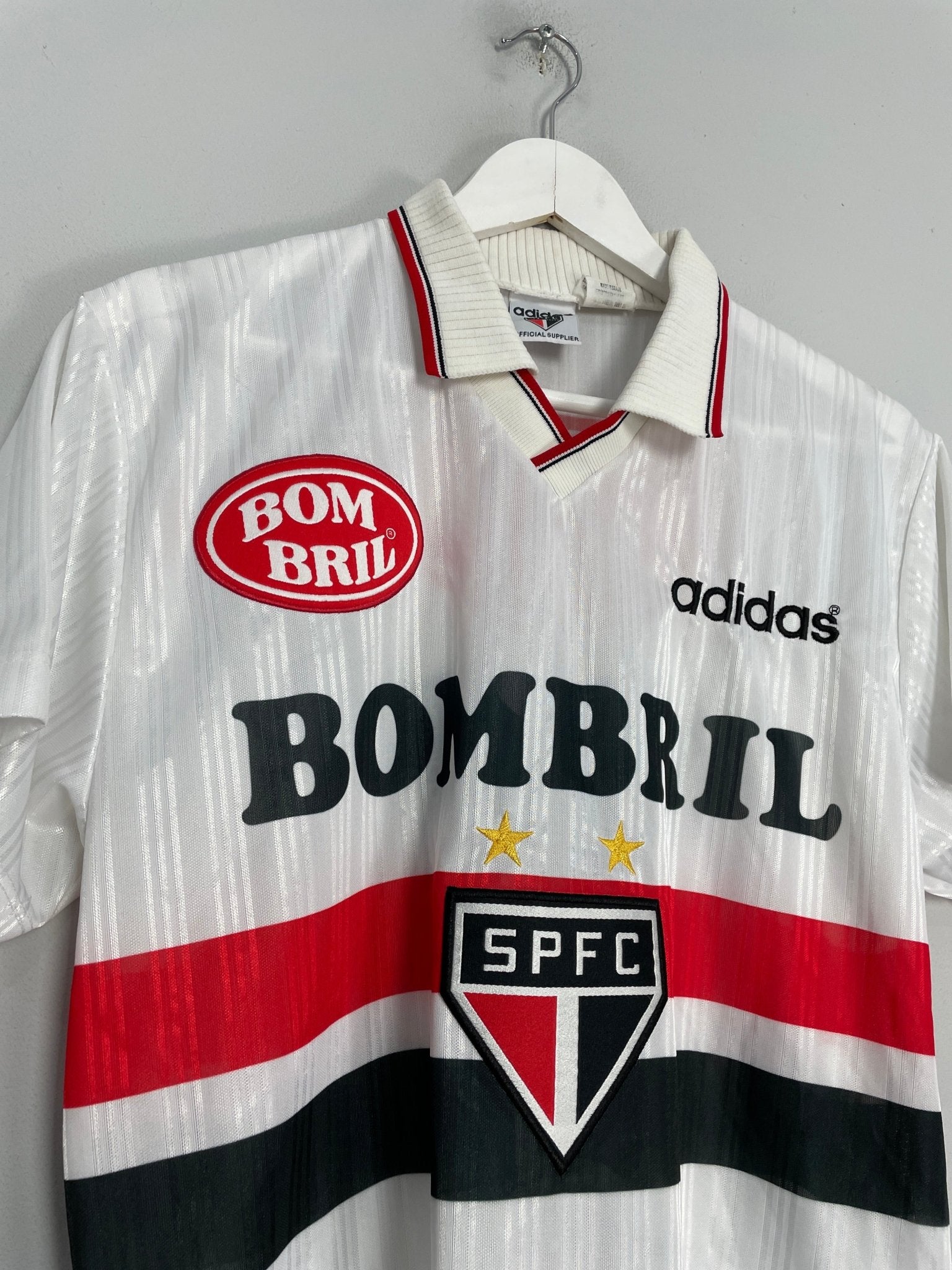 Shop 1997 SAO PAULO #11 HOME SHIRT (S) ADIDAS, classic football shirts, vintage football shirts & retro soccer jerseys at Cult Kits