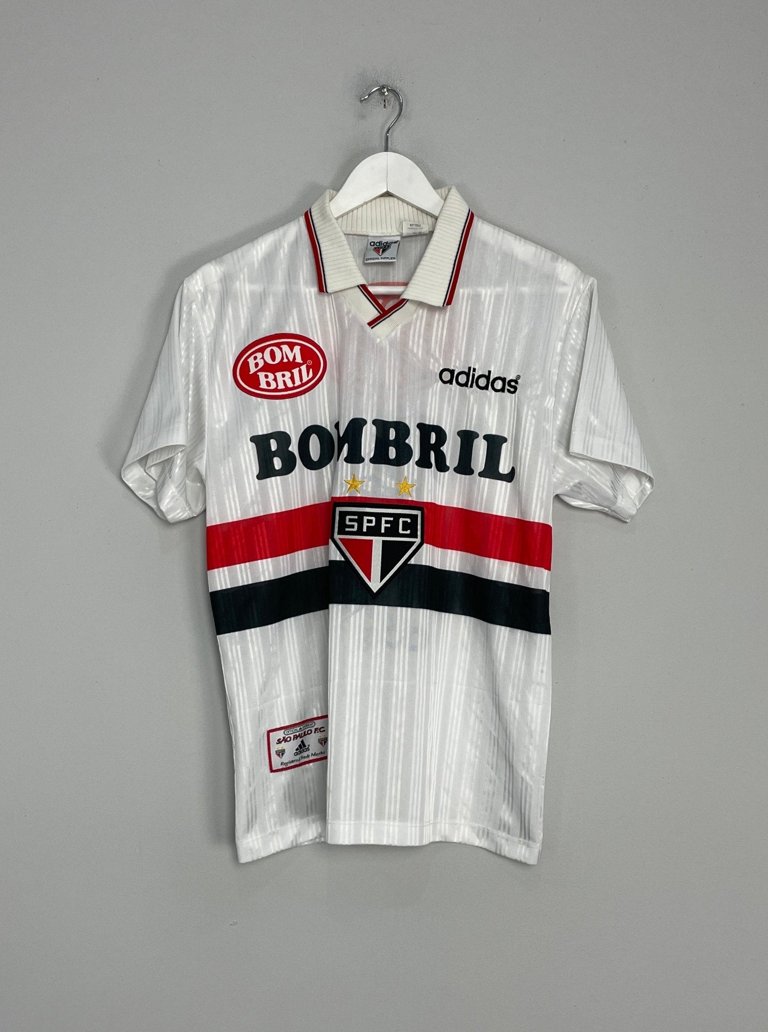 Shop 1997 SAO PAULO #11 HOME SHIRT (S) ADIDAS, classic football shirts, vintage football shirts & retro soccer jerseys at Cult Kits