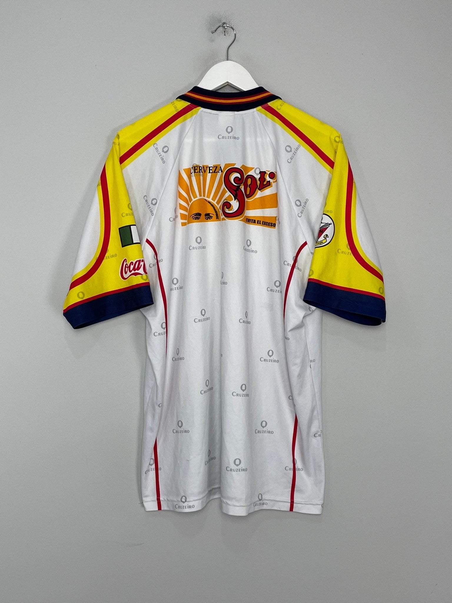 Shop 1997/00 SERPIENTES DE CANCUN AWAY SHIRT (L) CRUZEIRO, classic football shirts, vintage football shirts & retro soccer jerseys at Cult Kits