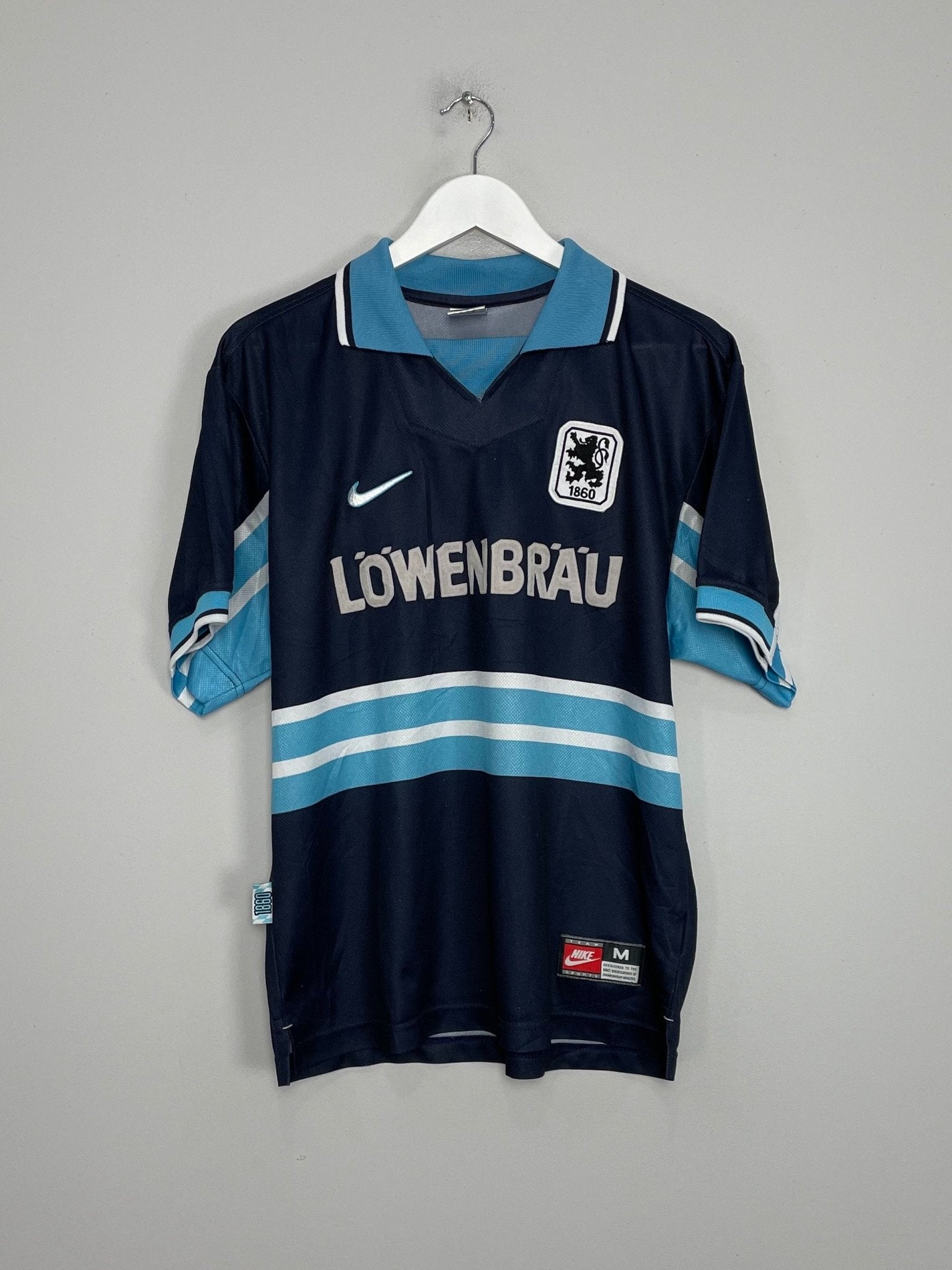 Shop 1997/98 1860 MUNICH AWAY SHIRT (M) NIKE, classic football shirts, vintage football shirts & retro soccer jerseys at Cult Kits