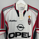 Shop 1997/98 AC MILAN *BNWT* AWAY SHIRT (L) LOTTO, classic football shirts, vintage football shirts & retro soccer jerseys at Cult Kits