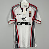 Shop 1997/98 AC MILAN *BNWT* AWAY SHIRT (L) LOTTO, classic football shirts, vintage football shirts & retro soccer jerseys at Cult Kits
