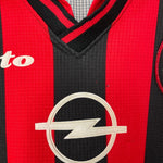 Shop 1997/98 AC MILAN DAVIDS #26 HOME SHIRT (XL) LOTTO, classic football shirts, vintage football shirts & retro soccer jerseys at Cult Kits