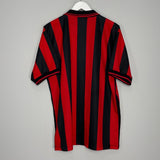Shop 1997/98 AC MILAN HOME SHIRT (XL) LOTTO, classic football shirts, vintage football shirts & retro soccer jerseys at Cult Kits