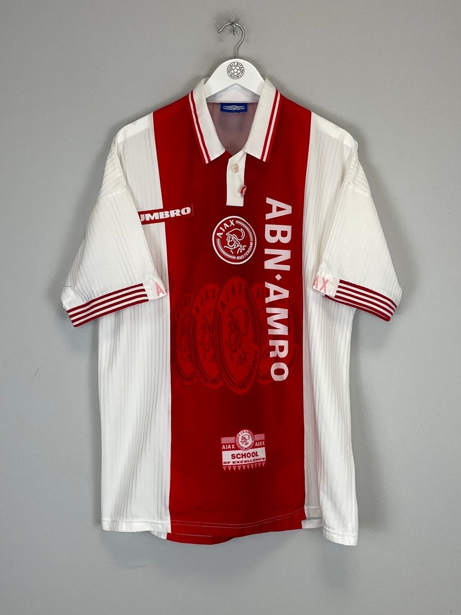 1997/98 AJAX HOME SHIRT (XL) UMBRO - Cult Kits - XL - Buy Vintage Football Shirts, Authentic Retro Football Shirts For Sale, Classic Football Shirts & Soccer Jersey