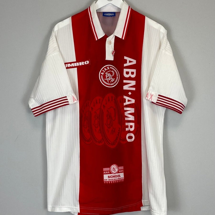 1997/98 AJAX HOME SHIRT (XL) UMBRO - Cult Kits - XL - Buy Vintage Football Shirts, Authentic Retro Football Shirts For Sale, Classic Football Shirts & Soccer Jersey