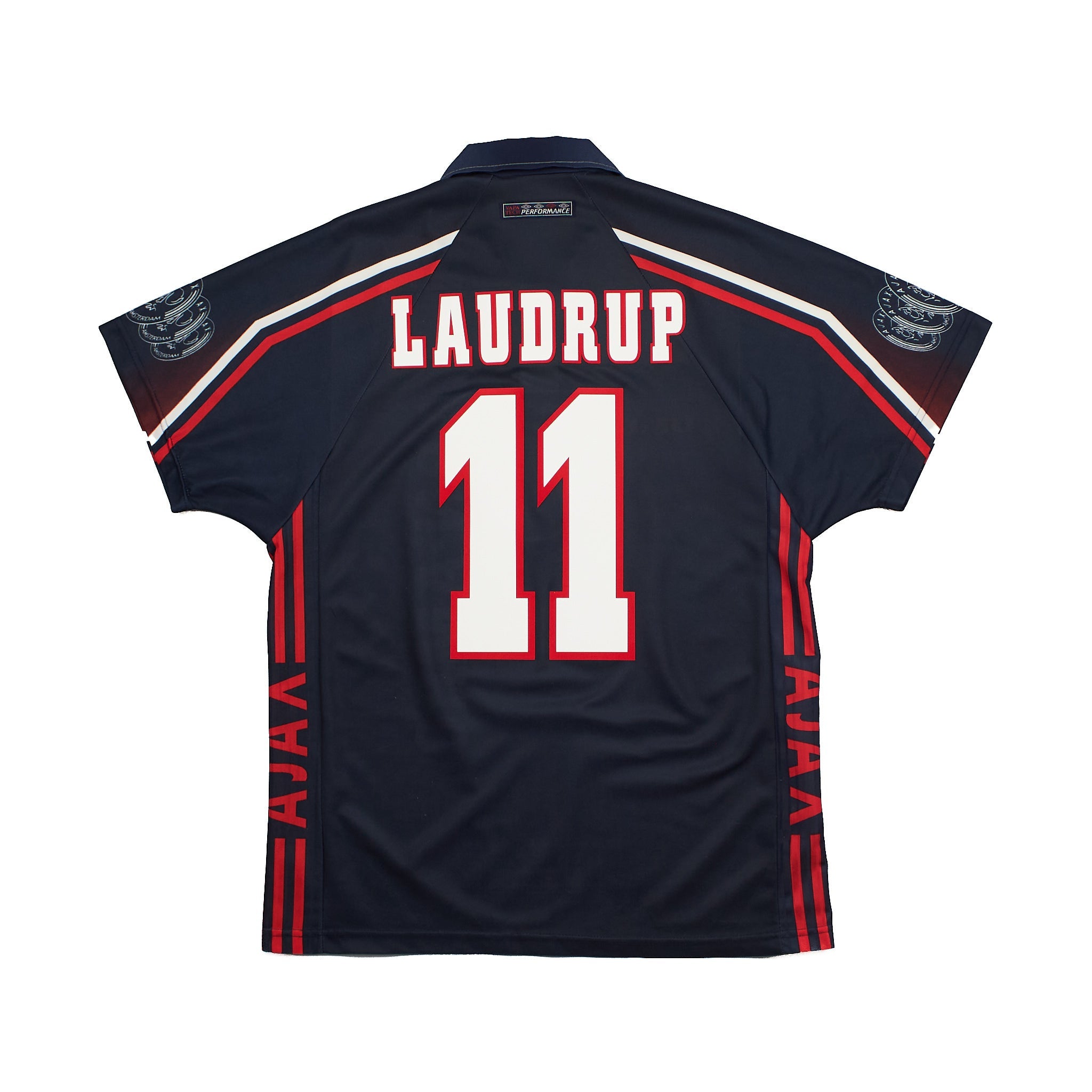 Buy 1997/98 Ajax Laudrup 11 Away Shirt (M) Umbro ~ Free worldwide shipping ~ Authentic Vintage Football Shirts from Cult Kits