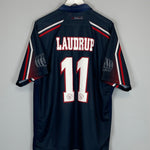 Shop 1997/98 AJAX LAUDRUP #11 AWAY SHIRT (XXL) UMBRO, classic football shirts, vintage football shirts & retro soccer jerseys at Cult Kits