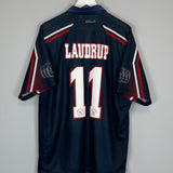 Shop 1997/98 AJAX LAUDRUP #11 AWAY SHIRT (XXL) UMBRO, classic football shirts, vintage football shirts & retro soccer jerseys at Cult Kits