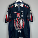 Shop 1997/98 AJAX LAUDRUP #11 AWAY SHIRT (XXL) UMBRO, classic football shirts, vintage football shirts & retro soccer jerseys at Cult Kits