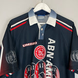 Shop 1997/98 AJAX LAUDRUP #11 AWAY SHIRT (XXL) UMBRO, classic football shirts, vintage football shirts & retro soccer jerseys at Cult Kits