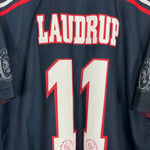 Shop 1997/98 AJAX LAUDRUP #11 AWAY SHIRT (XXL) UMBRO, classic football shirts, vintage football shirts & retro soccer jerseys at Cult Kits
