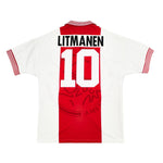 Buy 1997/98 Ajax Litmanen 10 Home Shirt (L) Umbro ~ Free worldwide shipping ~ Authentic Vintage Football Shirts from Cult Kits