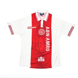 Buy 1997/98 Ajax 'School of Excellence' Laudrup 11 Home Shirt (L) Umbro ~ Free worldwide shipping ~ Authentic Vintage Football Shirts from Cult Kits