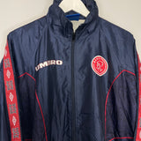 Shop 1997/98 AJAX TRACK JACKET (M) UMBRO, classic football shirts, vintage football shirts & retro soccer jerseys at Cult Kits