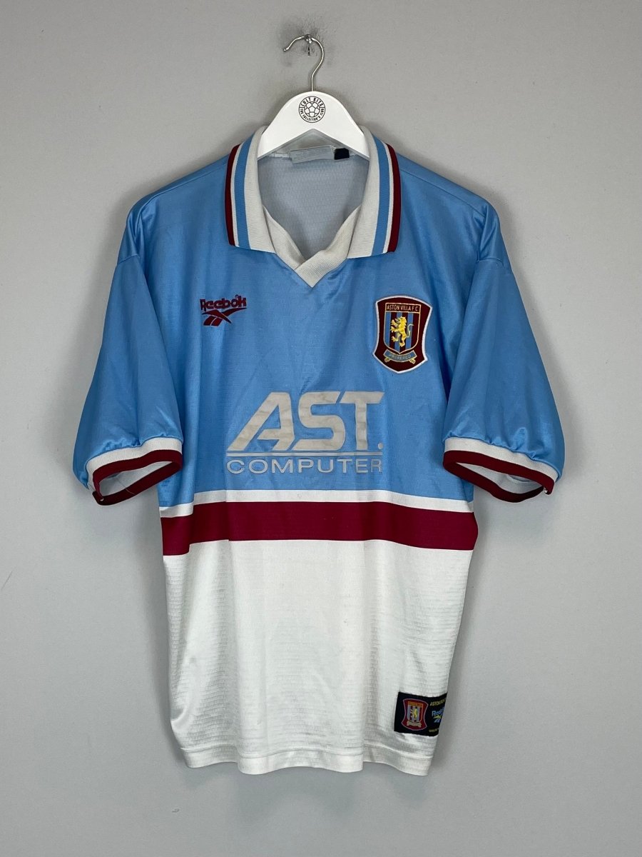 1997/98 ASTON VILLA AWAY SHIRT (L) REEBOK - Cult Kits - Large - Buy Vintage Football Shirts, Authentic Retro Football Shirts For Sale, Classic Football Shirts & Soccer Jersey