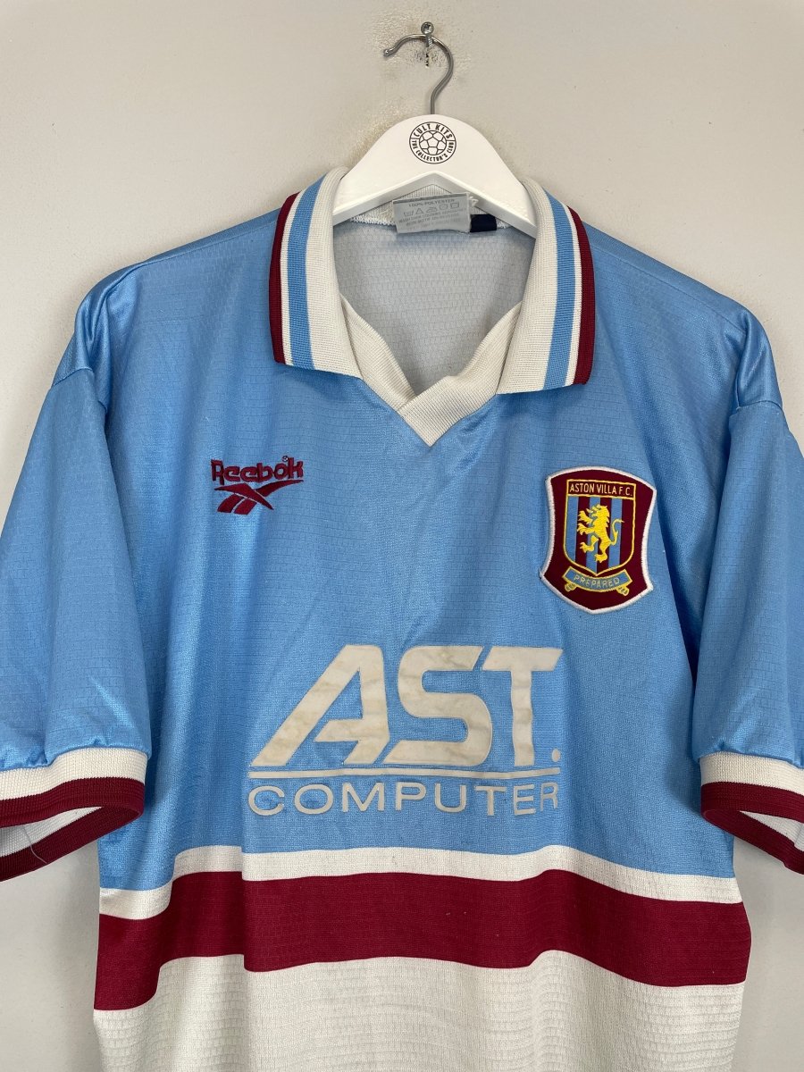 1997/98 ASTON VILLA AWAY SHIRT (L) REEBOK - Cult Kits - Large - Buy Vintage Football Shirts, Authentic Retro Football Shirts For Sale, Classic Football Shirts & Soccer Jersey