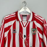 1997/98 ATHLETIC BILBAO L/S *PLAYER ISSUE* HOME SHIRT (S) KAPPA - Cult Kits - Small - Buy Vintage Football Shirts, Authentic Retro Football Shirts For Sale, Classic Football Shirts & Soccer Jersey