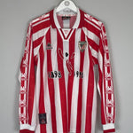 1997/98 ATHLETIC BILBAO L/S *PLAYER ISSUE* HOME SHIRT (S) KAPPA - Cult Kits - Small - Buy Vintage Football Shirts, Authentic Retro Football Shirts For Sale, Classic Football Shirts & Soccer Jersey
