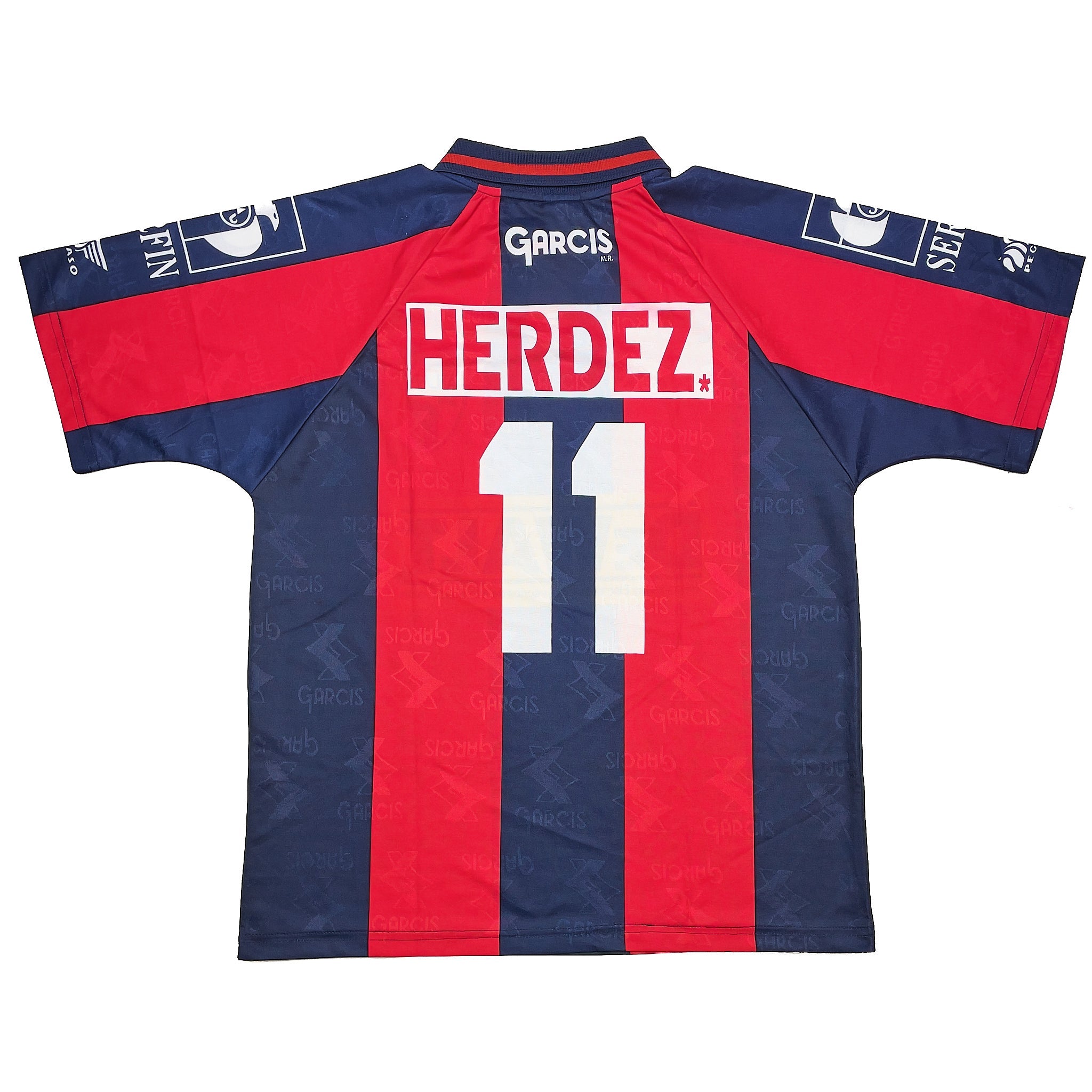 Buy 1997/98 Atlante 11 Home Shirt (XL) Garcis ~ Free worldwide shipping ~ Authentic Vintage Football Shirts from Cult Kits