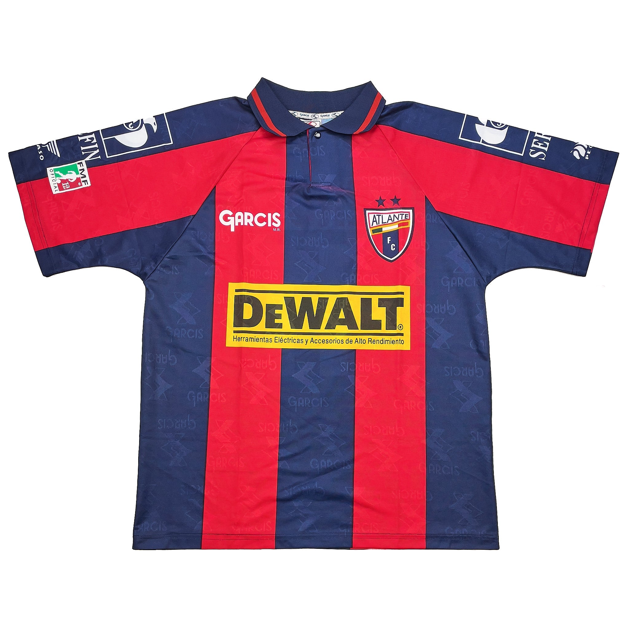 Buy 1997/98 Atlante 11 Home Shirt (XL) Garcis ~ Free worldwide shipping ~ Authentic Vintage Football Shirts from Cult Kits