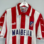 1997/98 ATLETICO MADRID HOME SHIRT (L) PUMA - Cult Kits - Large - Buy Vintage Football Shirts, Authentic Retro Football Shirts For Sale, Classic Football Shirts & Soccer Jersey